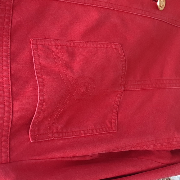 Red Silk Jacket - Picture 5 of 9